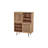43'' Solid Wood Bar Cabinet