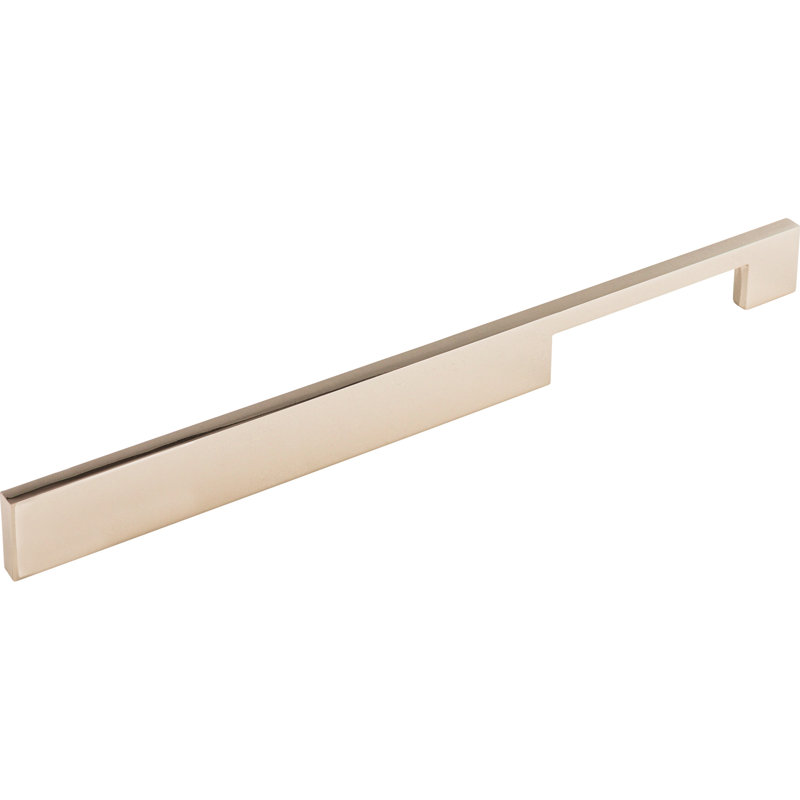 Linear Bar pull, Polished Nickel, 12" Center to Center