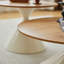 TABLE RONDE BLANC + BOIS