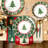 Christmas 12 Piece Stoneware Dinnerware Sets, Service for 4