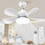 Ventilateur avec télécommande: petits ventilateurs de plafond de 18 po avec ...