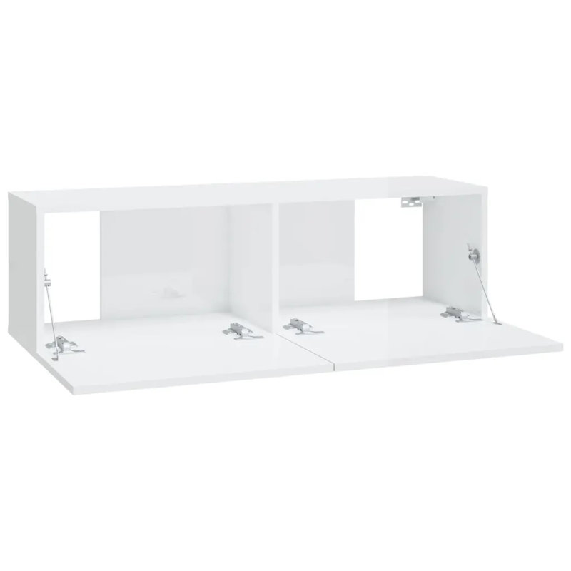 Iven Unfinished TV Stand for TVs up to 70", 30cm H x 80cm W x 30cm D, White