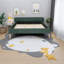 Très grand lit tapissier, tissu chenille, style moderne pour la maison
