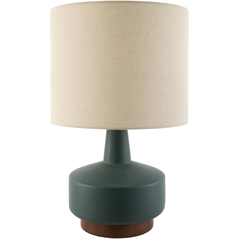 Lampe de table Minta Nerra, Beige, Bleu