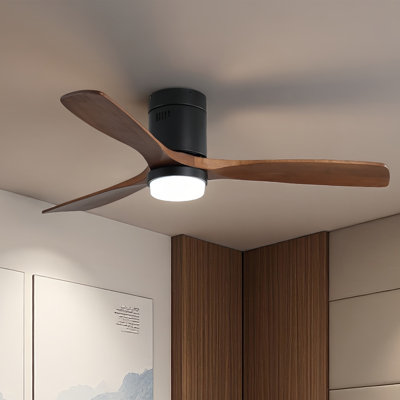  Airys 52'' Ceiling Fan with LED Light and Reversible DC Motor