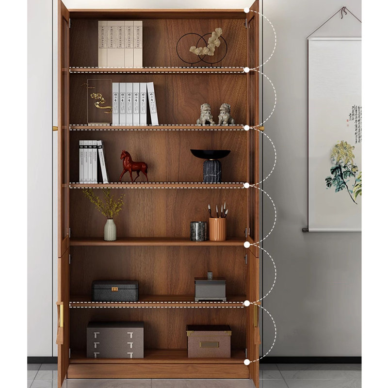 Vishruth, (6 Shelves) 74.8"H x 39.37"W x 12.99"D