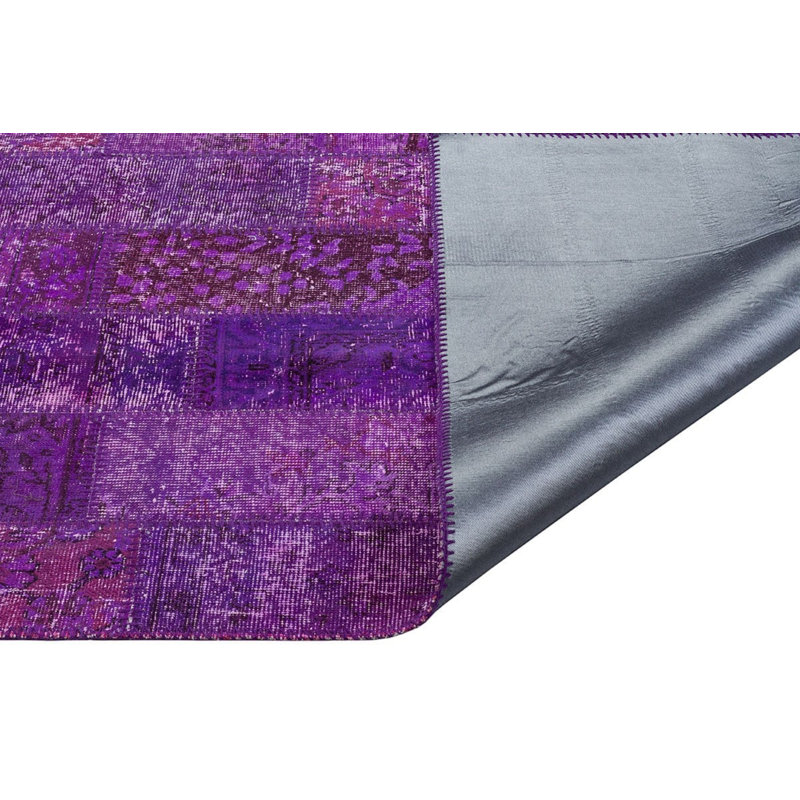 Tapis mauve moderne fabriqué à la main Modern