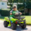 Véhicule électrique 12 V pour enfants de 1 à 3 ans, quad 4 roues vert-93354247