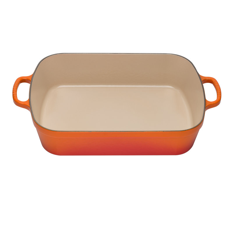 Le Creuset Signature Cast Iron Roaster, Volcanic, 33cm / 4.9L