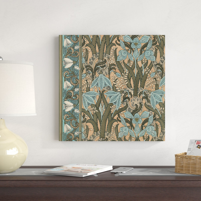 Nouveau motif de textile I, H 20 po x l 20 po x P 1,25 po