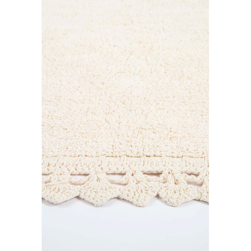 Tapis de bain Maez, Crème