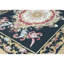 Hand-Knotted High-Quality Black and Gold Area Rug