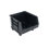  QUS275MOBBR - Ensemble de 3 bacs de rangement mobiles en plastique recyclé ultra empilables et suspendus L 18 po x l 17 po x H 14 po
