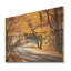 Golden Road Into The Autumn Forest IV - Route sur bois-1846870036