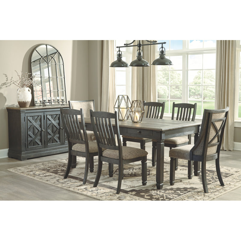 Krout 6 - Person Four Leg Dining Set