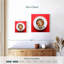 Café Yarlin sur fond rouge-109234879