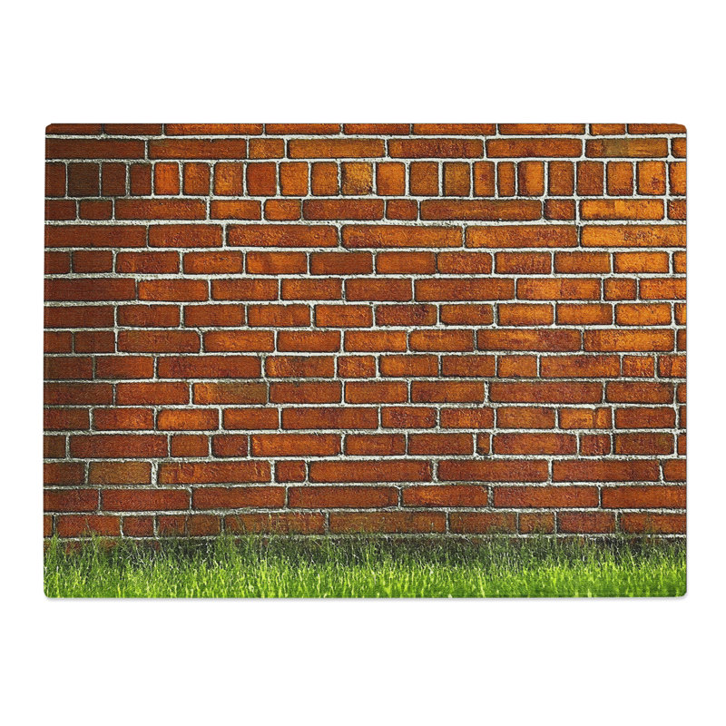Brick Wall  Glass Chopping Board