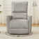 Swivel and Rocker Power Recliner Chair with USB Port Soft Breathable Leather