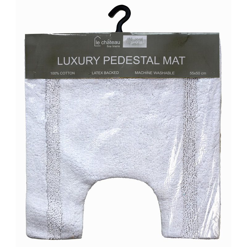 Alvares Non-Slip Contour Mat, White