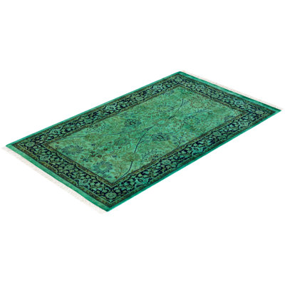 Yameen One-of-a-Kind 2'8" X 4'4" Hand Knotted Area Rug