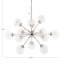 Lustre spectaculaire avec 12 ampoules sphériques Paige-2133458673