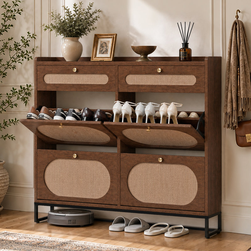 Shoe Storage Cabinet, 4 Doors