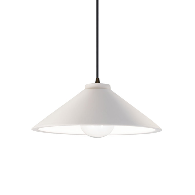 Breeona Radiance Collection 1 - Light Cone Pendant Accents - LED, Dark Bronze, Bisque
