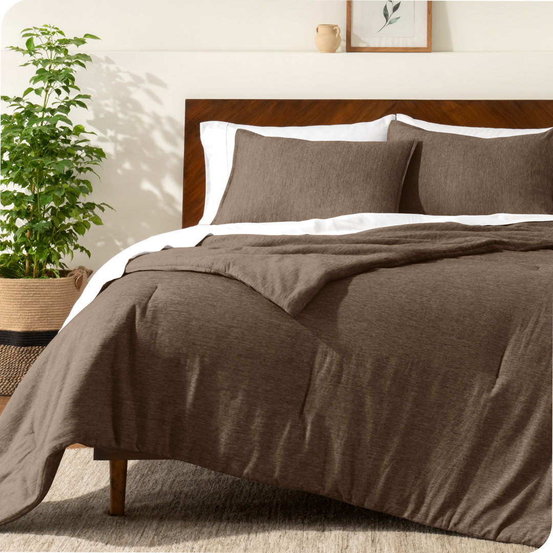 Bare Home Heathered Comforter Set - Ultra-Soft - Goose Down Alternative - All Season Warmth Bare Home 