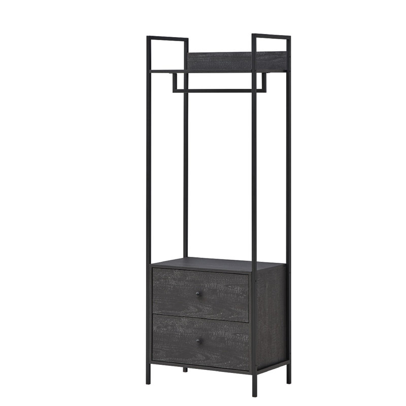 Zaira 63.8cm Closet System, Black