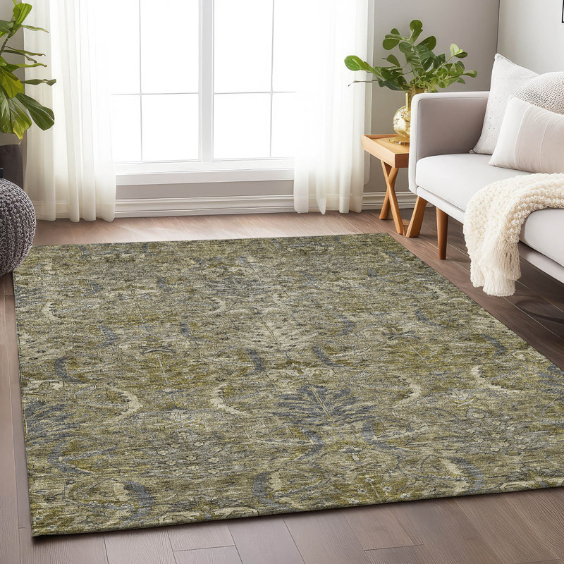 Tapis taupe intérieur / extérieur Rustica , 10 pi x 14 pi
