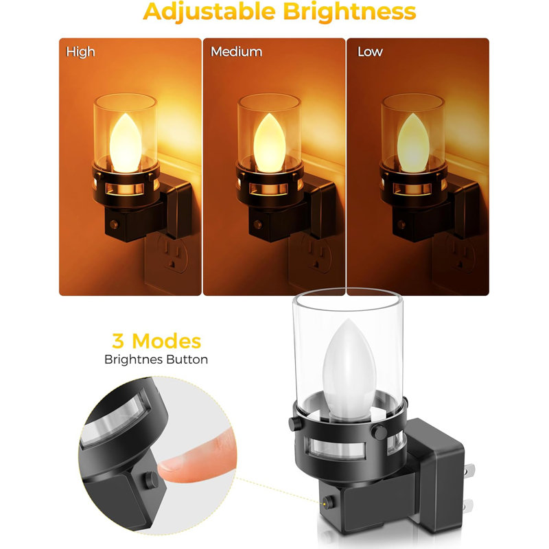 Candle Night Light Plug in