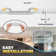 3.19'' 27003000350040005000K Selectable Colour Temperature Dimmable Air-Tight IC Rated LED Canless Recessed Lighting Kit