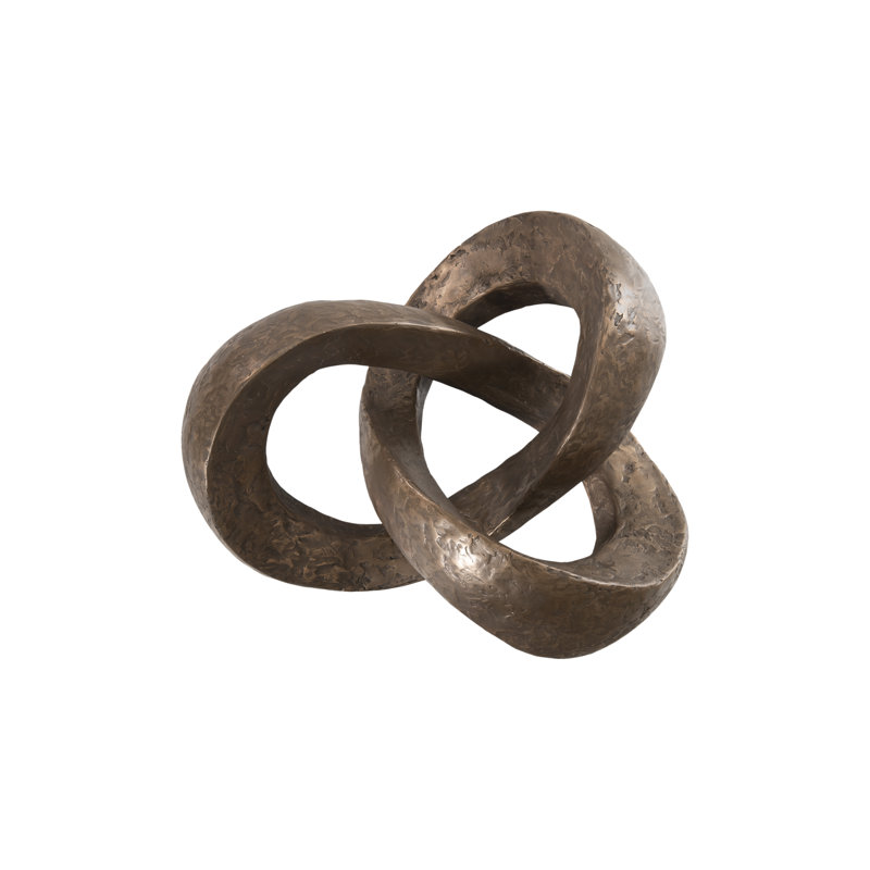 Trifoil Abstract Coffee Table, Bronze