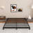 LowBed Frame - Heavy Duty Metal -Bed Frame In Matte Heavy Duty With Steel Slats, Easy Assembly, Noise-Free, Non-Slip, No Box Spring Needed-554143272
