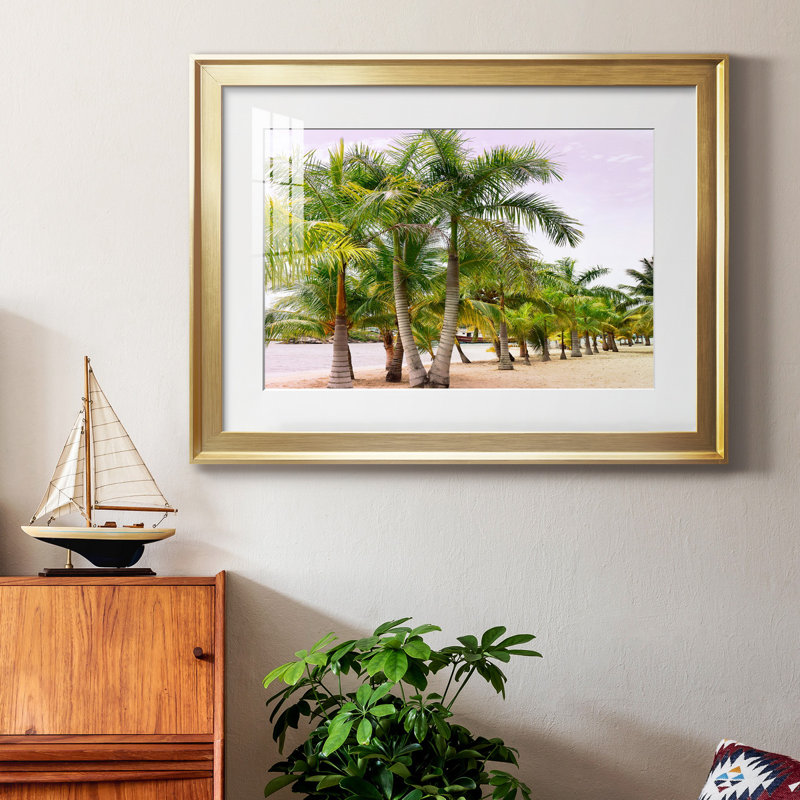 Summer Day - Photographie avec cadre photo, Or, H 22,5 po x l 30,5 po x P 1,5 po
