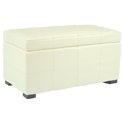 Lorenzo Leather Ottoman