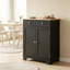 Buffets et rangement peu encombrants avec rangement, armoire en bois de 26,8 pouces, cuisine moderne