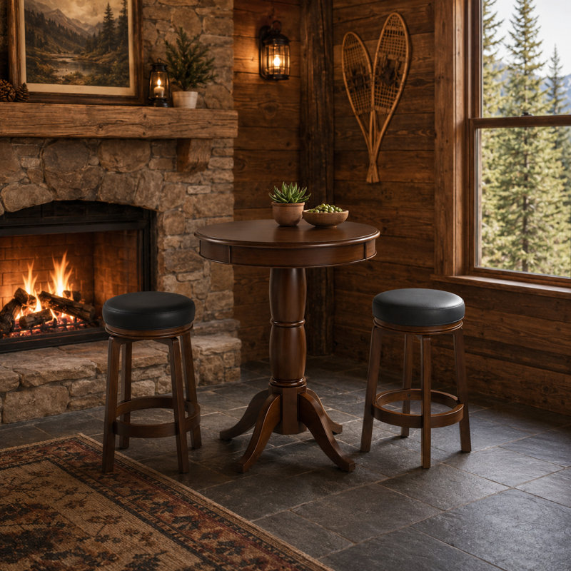 Traditional Pub Table By RAM Game Room, Cappuccino