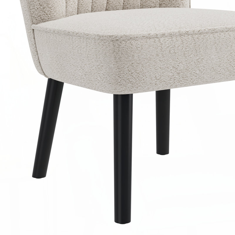 Chaise coquille blanche, Blanc