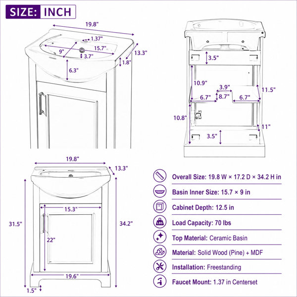 Dimensions du produit
