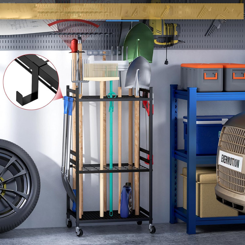 Garden Storage Box With Wheels