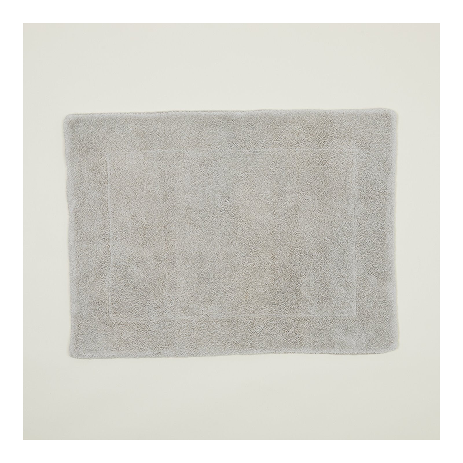 Cotton Bath Mat, Light Gray