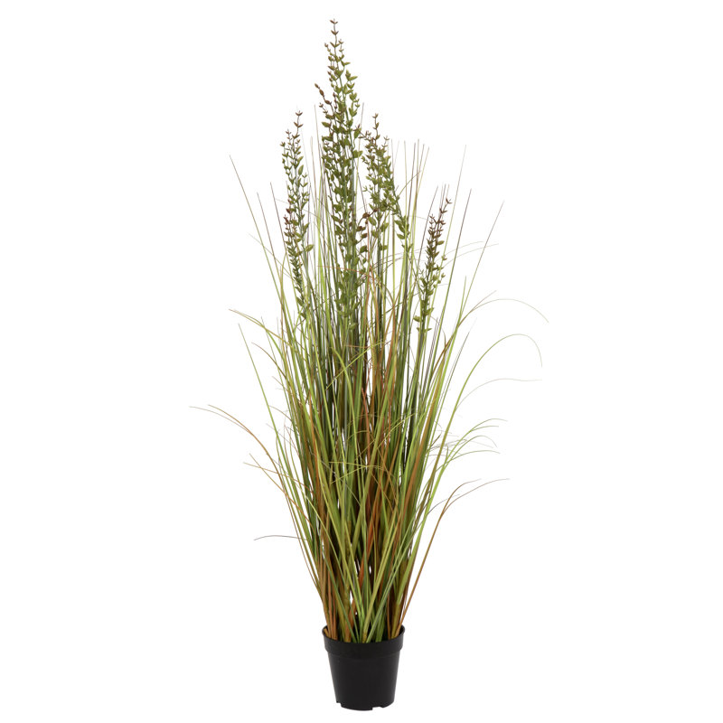 Herbe artificielle en pot, H 48 po x l 24 po x P 24 po