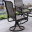 Fauteuil de patio extérieur en acier Angeli-1150966398