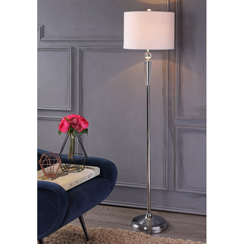 151.13cm Chrome Traditional Floor Lamp