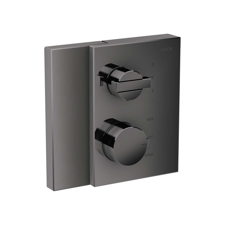 AXOR Edge Thermostatic Trim with Volume Control and Diverter Valve Trim Only
