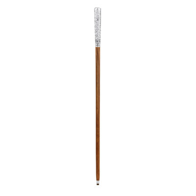 Dandy Fellow Chrome Solid Hardwood Walking Stick