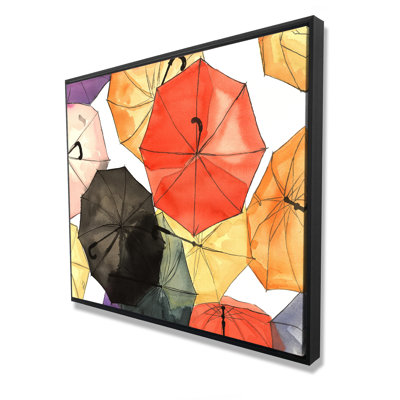 Parasols suspendus - Toile encadrée Home Decor | Art unique