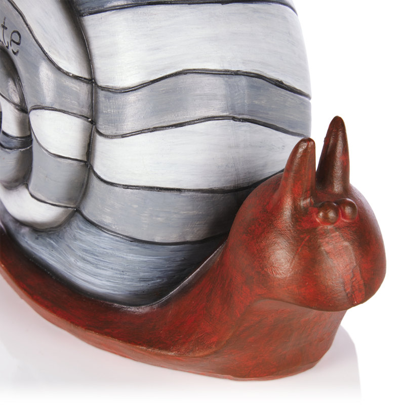 Khorawa Snail Polyresin, Iron, Plastic Garden Statue