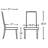 Urban Solid Wood Parson Chair – Espresso Finish Legs, Leatherette Padded Seat(Set of 2)-489357336